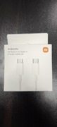 Xiaomi kabel ładujący typu USB C do USB C # 6A 1m # pudełko # kolor biały 