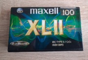 Kaseta magnetofonowa Maxell XLII-S 100 Black Magnetite IEC Type II  Nowa