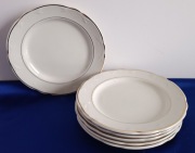 PORCELANA VINTAGE VEB STEINGUTFABRIK TALERZE DESEROWE 