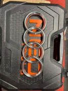 EMBLEMAT LOGO ZNACZEK GRILLA ATRAPY AUDI 8E0 853 605 A PRZOD