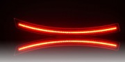 Lampki obrysowe Chevrolet Corvette C7 LED tył L+P czerwone dymione 