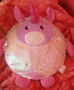 Unicorn pluszowy jednorożec z cekinami