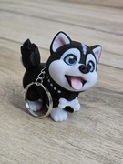 Breloczek Husky 3d - Piesek Dog Brelok Druk3d fidget Keychain mixGadzet 