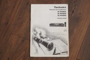 Oryginalna instrukcja do odtwarzacza cd Technics SL-PG580A 480A 380A PL