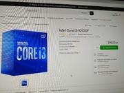Procesor intel i3 10100f 3,6 hz