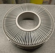 PAXIMAT BRAUN okragly magazynek do przezroczy slajdow + 100 ramek