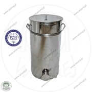 Odstojnik do Miodu Nierdzewny 20L z Pokrywą Kwasoodporny