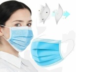 Maseczka ochronna. Medyczna - 3 warstwy filtrujące