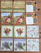 Zestaw ósmy - 12 serwetek, decoupage, nowe