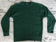 Bluza crewneck H&M ciemnozielona rozmiar M