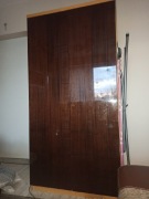 Dwudrzwiowa szafa PRL-lata 70 wysoki połysk