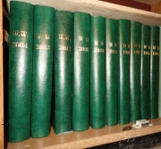 Roczniki Wiadomości Wędkarskich oprawione 1995-2004