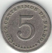 Panama 5 centesimos 1968 - 21,21 mm - nr 1