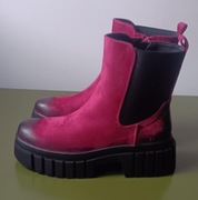 Przepiękne WORKERY r. 39 kolor fuksja