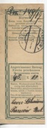 PRZEKAZ POCZTOWY-TARNÓW 1917