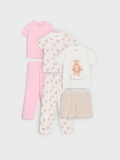 Piżama dwuczęściowa – zestaw 3 sztuk r 122