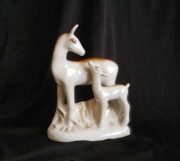 Figurka porcelanowa Sarenki Połonne sarna jelonki Porcelana vintage prl 