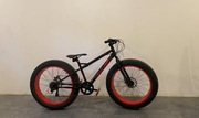 Rower górski K5 cycling FATBIKE 43 cm - czarno czerwony