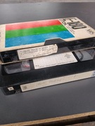 Dwie kasety VHS, Panasonic i TDK