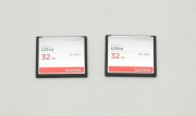 Zestaw 2 Kart CompactFlash SanDisk Ultra 32GB 50MB/s 