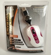 Mysz myszka USB Media-Tech wysadzana oryginalnymi kryształkami Svarowskiego