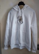 NOWA Z METKĄ Biała Bluza Młodzieżowa XL Cropp Oversize 