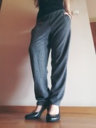 Materiałowe damskie spodnie Montego XXL