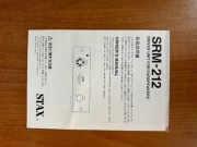 STAX - oryginalna instrukcja obsługi SRM-212