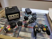 Konsola gamecube, pad, okablowanie