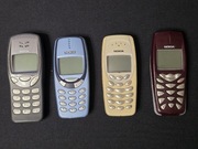 Zestaw klasycznych telefonów Nokia 3210, 3330, 3410, 3510 bez simlocka