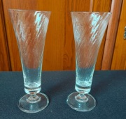 Wysokie kieliszki z PRL