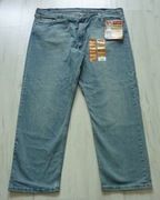 NOWE duże męskie spodnie jeansowe WRANGLER 3XL W44 L30 STRETCH z USA!