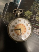 Zegarek kieszonkowy Junghans stal 48,5mm militarna tarcza sprawny 