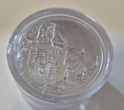 Srebrna moneta Lunar RAM - Rok Tygrysa 2022, 1 oz uncja srebra