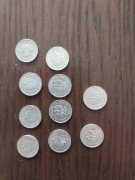 Zestaw monet 10 gr z PRL od 1961 roku