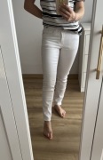 Jeansy białe push up