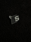 Brelok Audi S - Druk 3D - Czarno-Biały