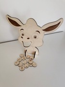 Drewniany Edukacyjny Osiołek Montessori