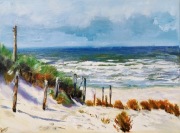 Obraz olejny 40x30 cm Nowoczesny Krajobraz Morski Ręcznie Malowany 