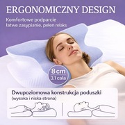Poduszka Ortopedyczna do Spania Ergonomiczna Pod Głowę Szyję Pianka Memory