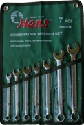 Zestaw kluczy płasko-oczkowych 7 szt. HANS 16607M