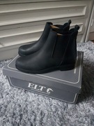 Sztyblety jeździeckie zimowe skórzane wełna 38 39