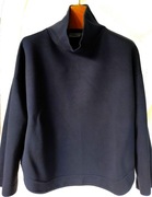 Weekday ciepła wygodna oversize bluza golf sweter S M L XL viscoza granat