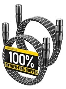 Kable XLR 3 metry 2 sztuki