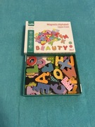 Magnetyczne drewniane literki