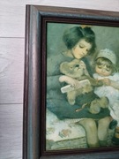 Obraz w ramie „Teddy” – Sarah McGregor, reprodukcja vintage 