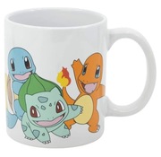 Kubek Pokemon Bulbasaur Pikachu Squirtle, 330 Ml
