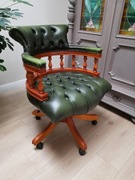 Gabinetowy FOTEL chesterfield kapitański 833/2025