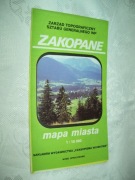ZAKOPANE - MAPA MIASTA - 1: 10 000 - z Prl-u