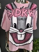 T-shirt królik bugs drogie Chiny cekiny 